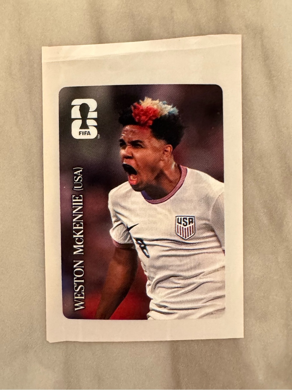 Coca-Cola Panini FIFA World Cup 2026 Promo Sticker - Weston McKennie (USA)